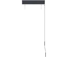 Lauko roletas, antracito spalvos, 60x250cm