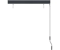 Lauko roletas, baltos ir oranžinės spalvų, 120x250cm