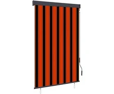 Lauko roletas, oranžinės ir rudos spalvų, 120x250cm
