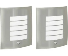Pakabinamas šviestuvas Lauko sieninė lemputė 2 pcs Sidabro 23.5 x 9 x 26 cm