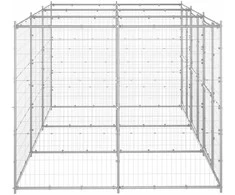 Lauko voljeras šunims, galvanizuotas plienas, 7,26m²