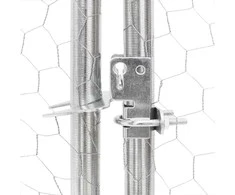 Lauko voljeras šunims su aptvaru, 7x2x1,5m, plienas