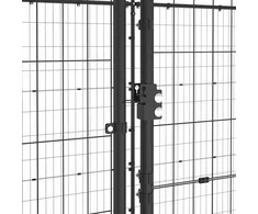 Lauko voljeras šunims su stogu, plienas, 26,62m²