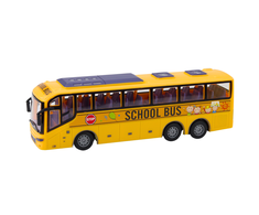 Lean Toys Nuotoliniu būdu valdomas mokyklinis autobusas 1:30 su šviesomis