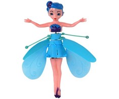 Lean Toys Ranka valdoma stebuklinga mėlyna fėja skraidanti lėlė