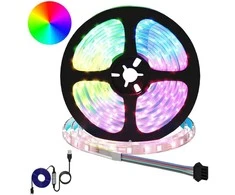 LED juosta 2 pcs Juoda ir permatoma 5100 mm Varis ir plastikas