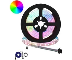 LED juosta 2 pcs Juoda ir permatoma 900 mm Varis ir plastikas