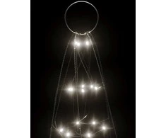 Kalėdų eglutė ant vėliavos stiebo, 180cm, 200 šaltų LED