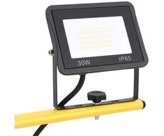 LED prožektorius su trikoju, šaltos baltos spalvos, 2x30W