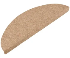 Lipnūs laiptų kilimėliai, 30vnt., smėlio spalvos, 56x17x3cm