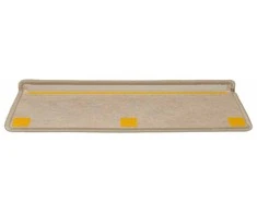 Lipnūs laiptų kilimėliai, 30vnt., smėlio spalvos, 65x21x4cm