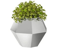 Lovelis 2 vnt. Sidabrinė 50 x 50 x 40 cm Galvanizuotas plienas