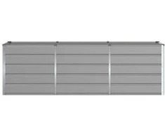 Lovelis Šviesiai pilka 240 x 80 x 75 cm Plienas