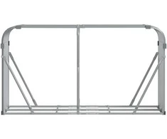 Malkų stovas, pilkas, 180x45x100cm, galvanizuotas plienas