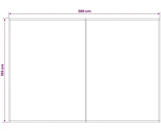 Markizės pakaitinis audinys Ruda 400 x 200 cm Poliesteris