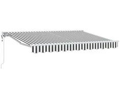Markizės rėmas Antracito ir baltos 350 x 200 cm