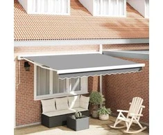 Markizės rėmas Balta 350 x 250 cm Aliuminis