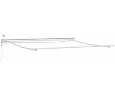 Markizės rėmas Balta 400 × 350 cm Aliuminis