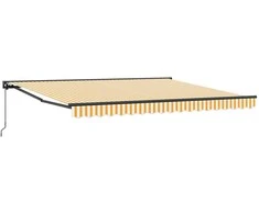 Ištraukiama markizė Geltona ir balta 400 × 300 cm