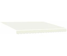 Ištraukiama markizė Kreminė 400 × 300 cm Poliesteris ir Metalas
