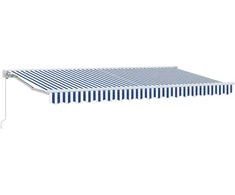 Markizės rėmas Mėlyna ir balta 400 x 200 cm