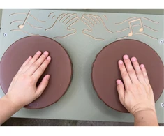 Masterkidz muzikinis žaislas bongo būgnai STEM sienelei