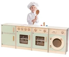 Viga Toys Medinė virtuvėlė vaikams XL VIGA PolarB