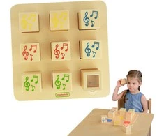 Medinis sensorinis garsų rūšiavimo žaislas MASTERKIDZ Montessori