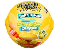MGA Miniverse Mini Spongebob mini rinkinys PDQ 599296-EUC