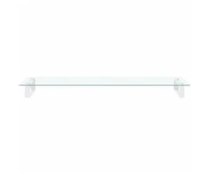 Laikiklis Monitoriaus stovas, baltas, 100x35x8cm, stiklas ir metalas