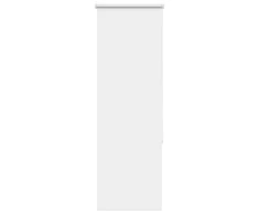 Naktinis roletas baltos spalvos 40x130 cm audinio plotis 35,7cm