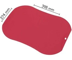 Pjaustymo lentelė ZYLE, nesibraižanti, raudona, L dydis, 398 x 274 x 2,5 mm