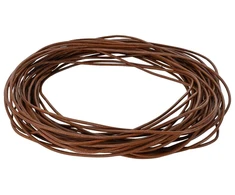 Odinė gija Šviesiai rudas Ø1,5 mm x 10 m Oda