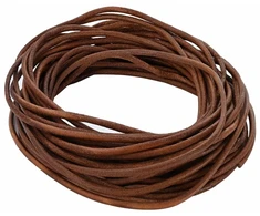 Odinė gija Šviesiai rudas Ø2,5 mm x 10 m Oda