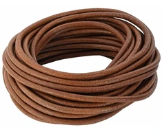 Odinė gija Šviesiai rudas Ø5 mm x 50 m Oda