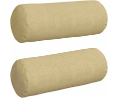 Pagalvės 2 pcs Pilkai žalia Ø 25 x 70 cm Kordūrinis audinys