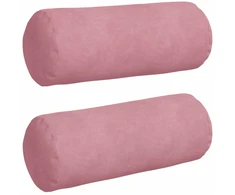 Pagalvės 2 pcs Rožinė Ø 15 x 40 cm Kordūrinis audinys