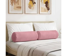 Pagalvės 2 pcs Rožinė Ø 25 x 70 cm Kordūrinis audinys