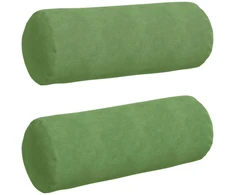 Pagalvės 2 pcs Šviesiai žalia Ø 25 x 70 cm Kordūrinis audinys