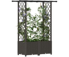 Pakelta lysvė su trelėmis ir stogu Ruda 1245 x 40 x 136 cm PP