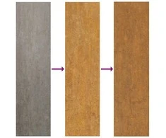 Aukštas sodo lovelis, 482x50x36cm, Corten plienas