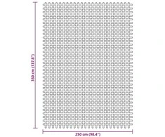 Stovyklavimo paklotas, antracito spalvos, 3,5x2,5m
