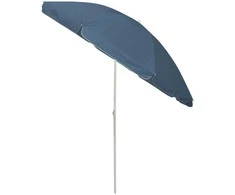 Paplūdimio skėtis nuo saulės, mėlynos spalvos, 240cm
