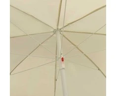 Paplūdimio skėtis nuo saulės smėlio geltonos spalvos 240cm