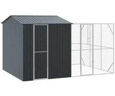Paukščių narvas Antracitas 425 x 304 x 247 cm Cinkuota plienas