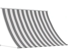 Pavėsinė Antracito ir baltos 300 x 150 cm