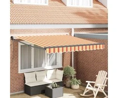 Pavėsinė Geltona ir Oranžinė 350 x 250 x 165 cm Poliesteris