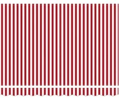 Pavėsinė Raudona ir balta 350 x 250 x 165 cm