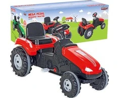 Pilsan pedalinis traktorius vaikiškas raudonas 07321