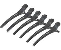 Activeshop Plaukų segtukai - spaustukai Toni&amp;Guy E-32 6 vnt., 11.5 cm, juoda